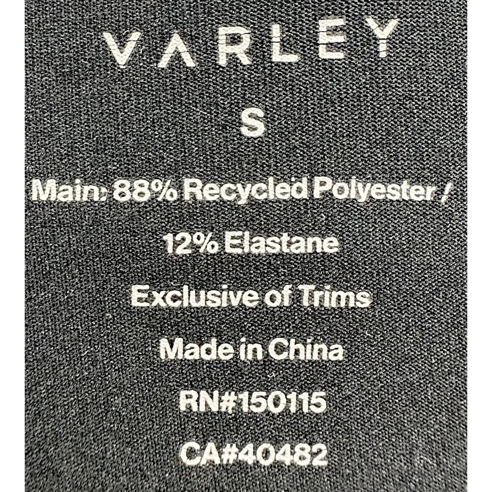 Varley Womens Size S Naples Oversized Mini Dress Black Athleisure Comfort Casual - Picture 6 of 7